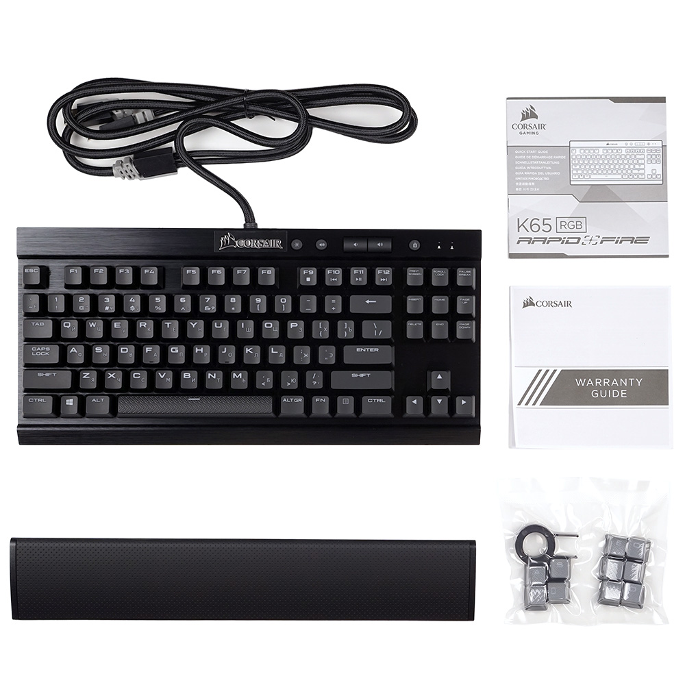 最安価格-Corsair K65 RAPIDFIRE CherryMX Speed RGB COMPACT-日本語